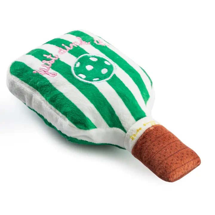 Green Stripe Pickleball Paddle for Dogs - Image 3